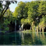 Wasserfälle, Plitvicer Seen, Kroatien