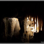 Licht in der Höhle, Höhle von Postojna, Slowenien