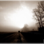 Strasse im Nebel